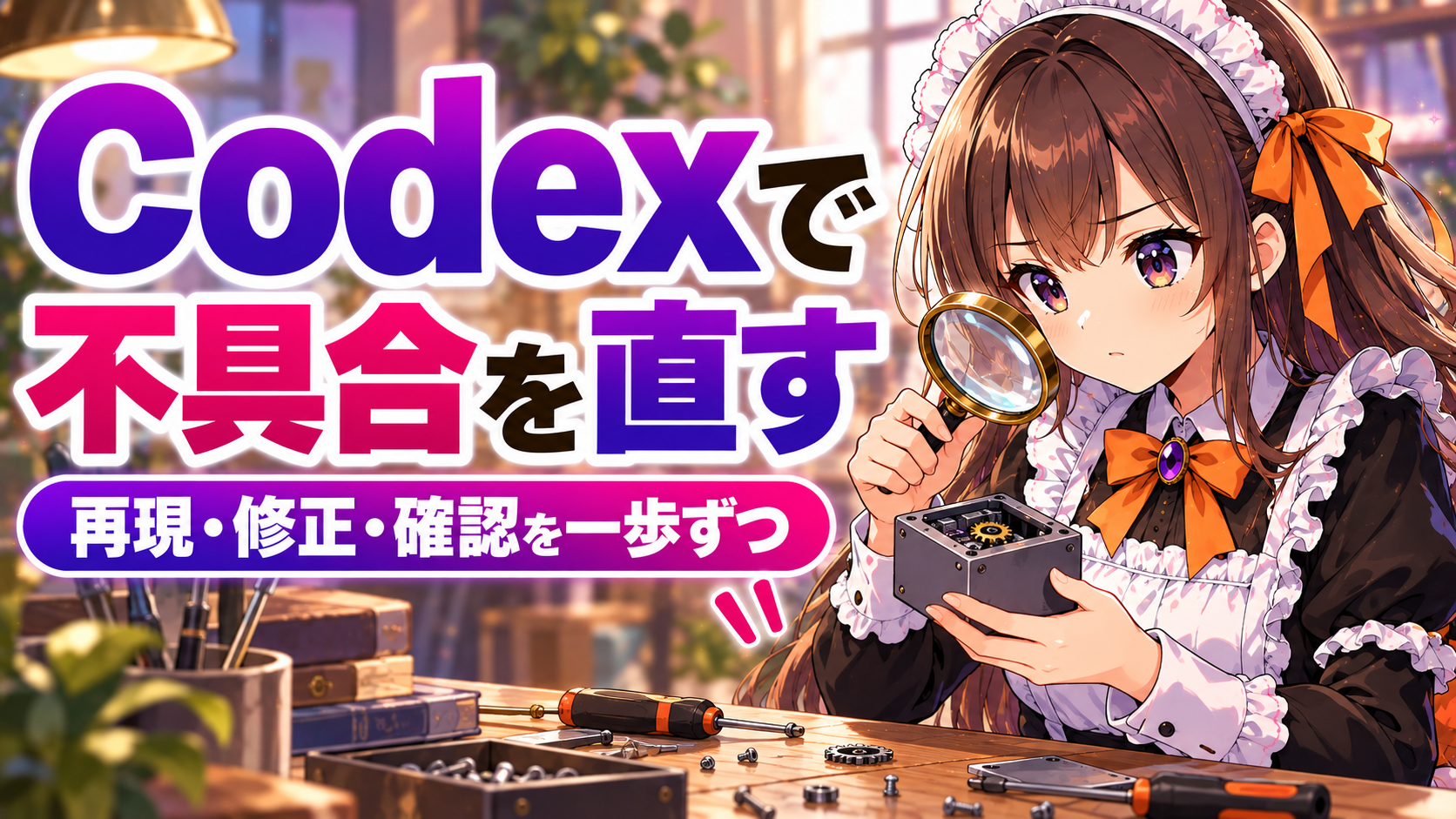 Codexで不具合を直す
