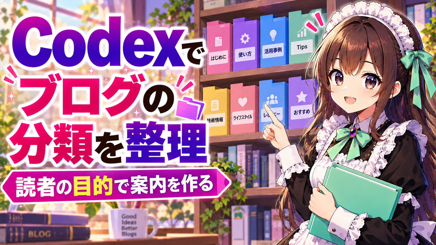 Codexでブログの分類を整理
