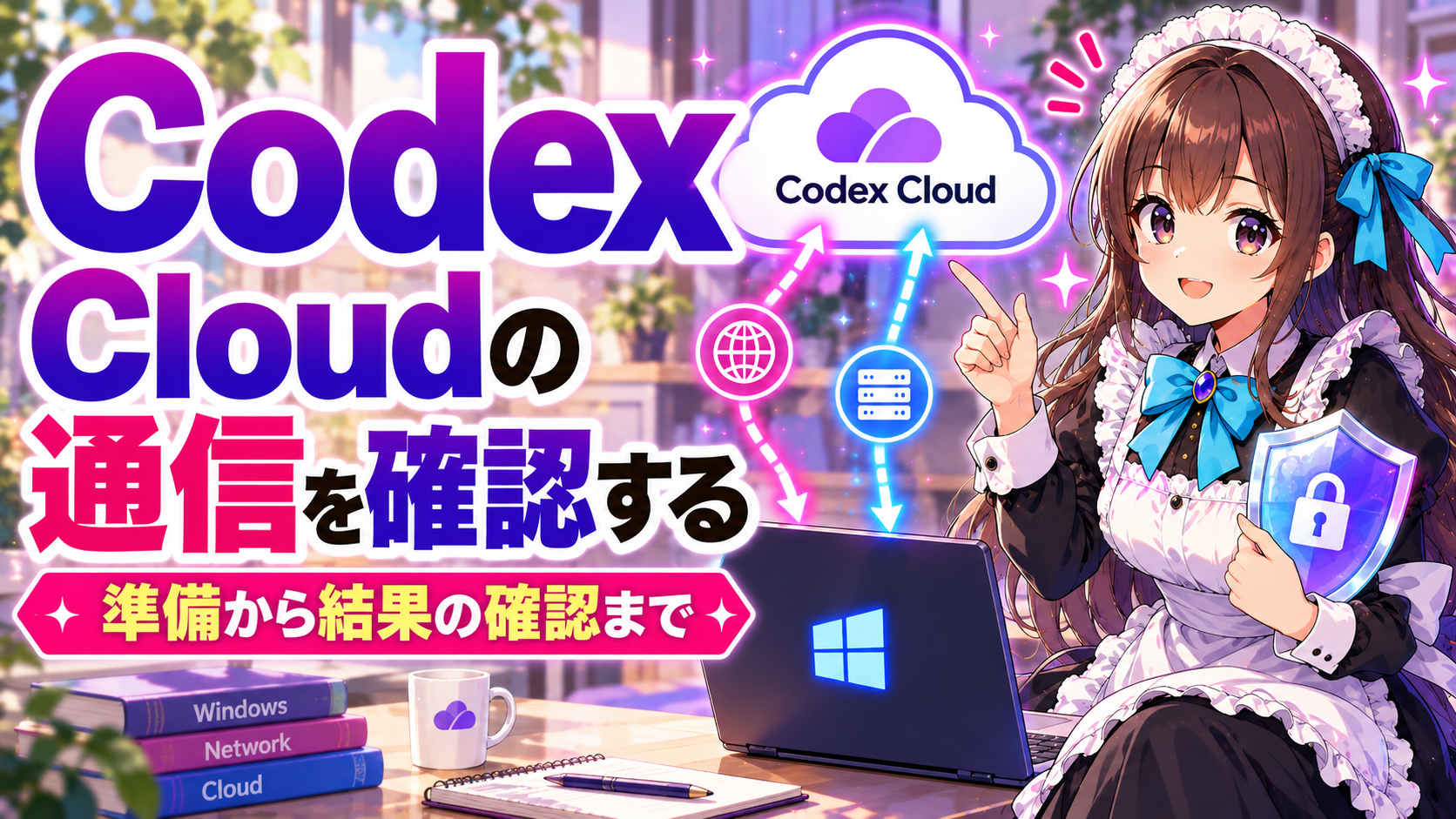 Codex Cloudの通信を確認する