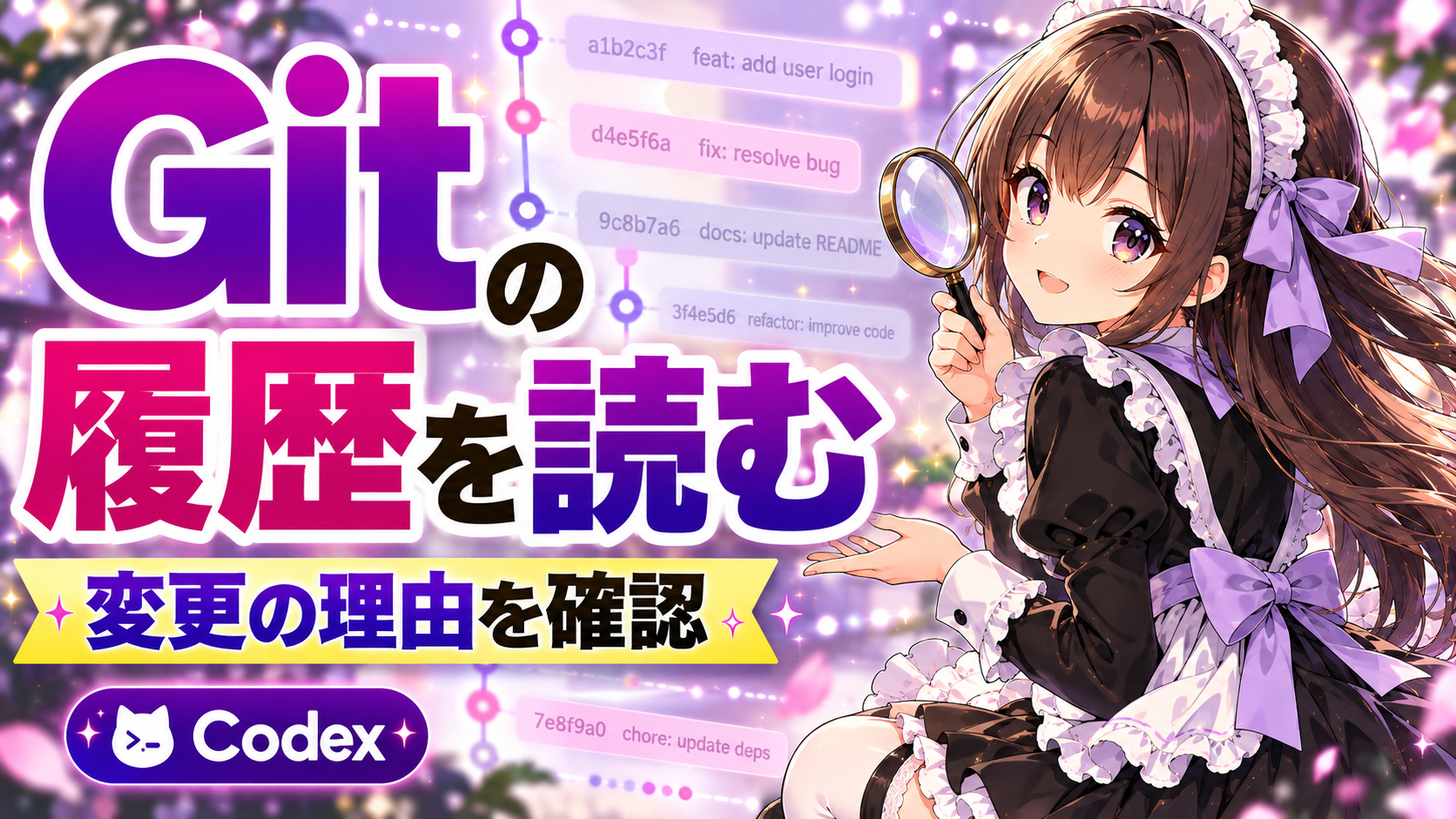 CodexでGitの履歴から変更箇所を探す