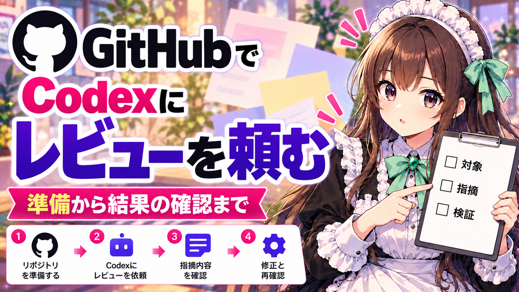 GitHubでCodexにレビューを頼む
