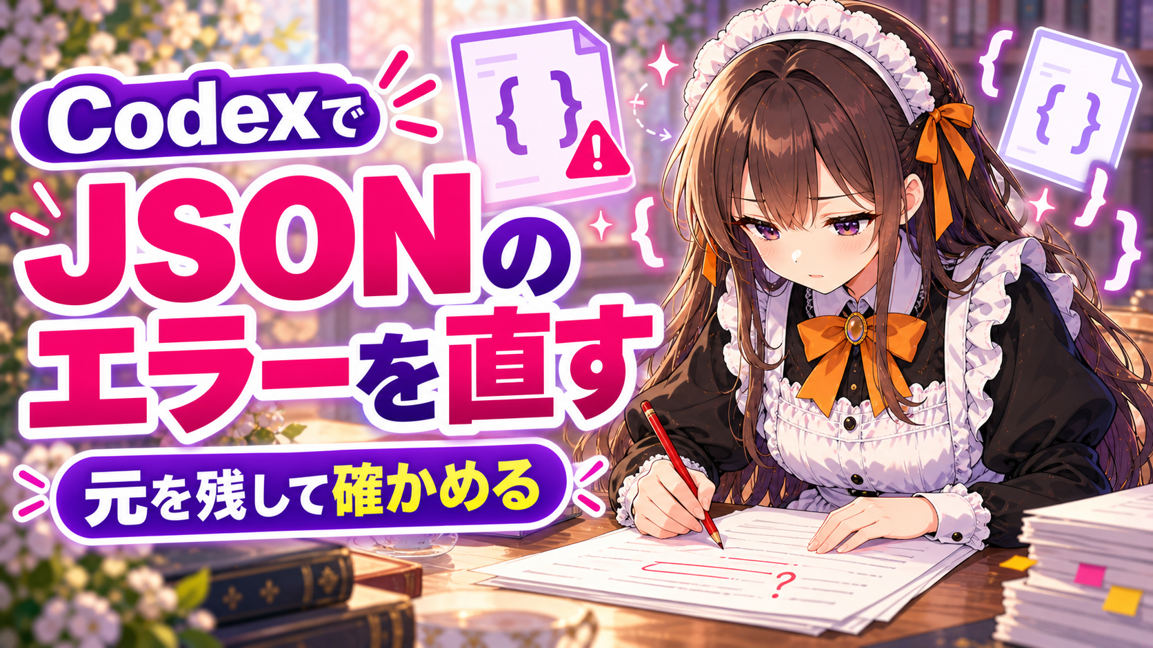 CodexでJSONのエラーを直す