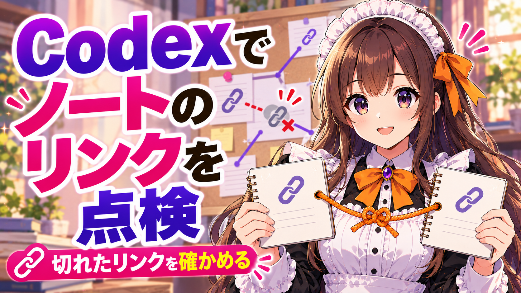 Codexでノートのリンクを点検