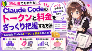 Claude Codeのトークンと料金をざっくり把握する方法