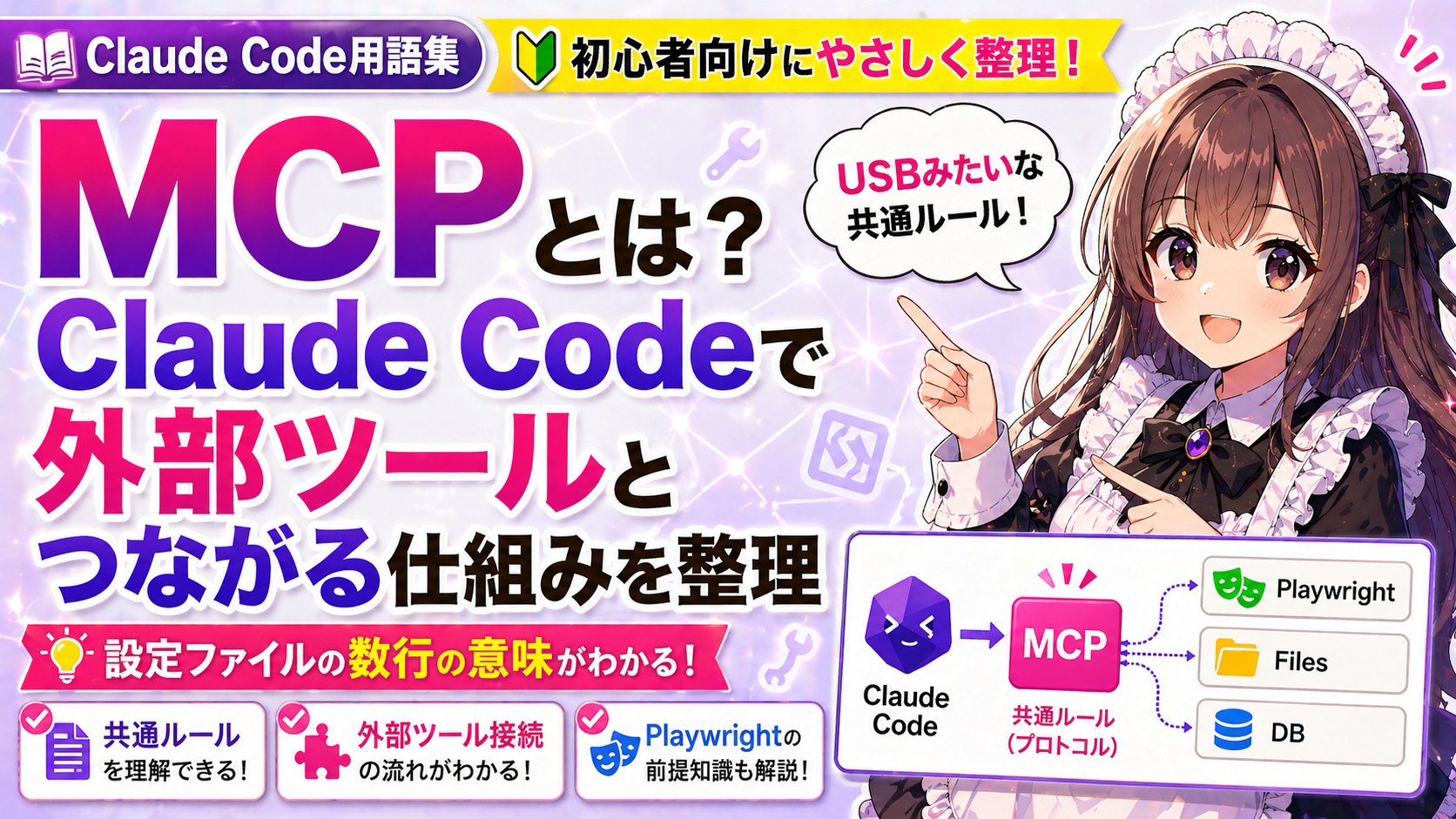 MCPとは?Claude Codeで外部ツールとつながる仕組みを整理